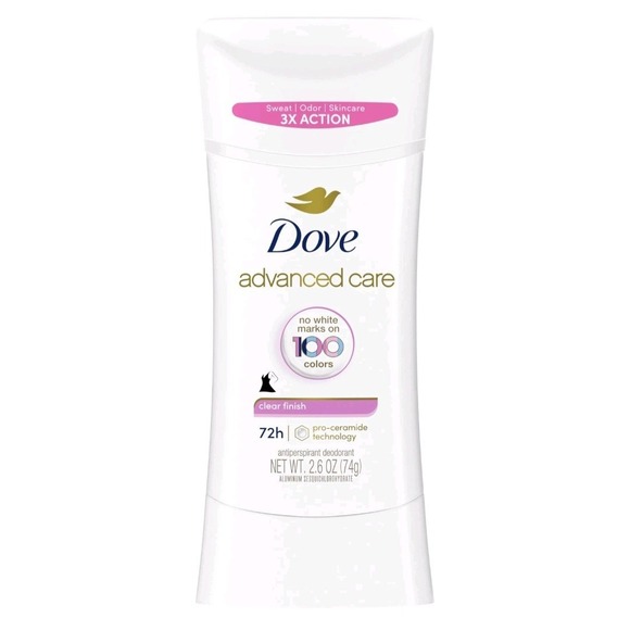 Other - Dove Advanced Care Clear Finish Antiperspirant Deodorant 72 Hour Protection~NEW
